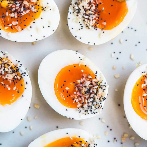 Soft Boiled Egg & Everything Seasoning on Avocado Toast – The Food Joy